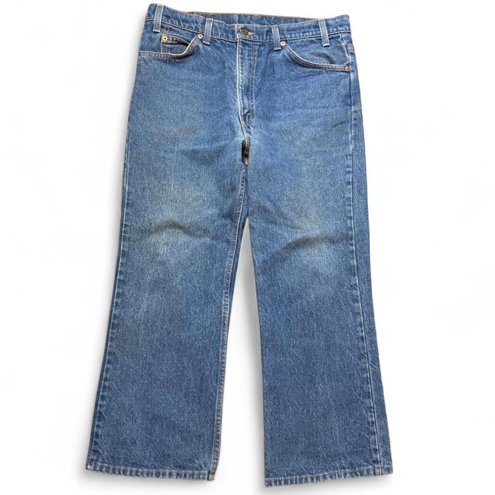 Rare Vintage 1995 Levi's 517 Orange Tab Saddleman Bootcut Jeans, Men's Sz 36x29